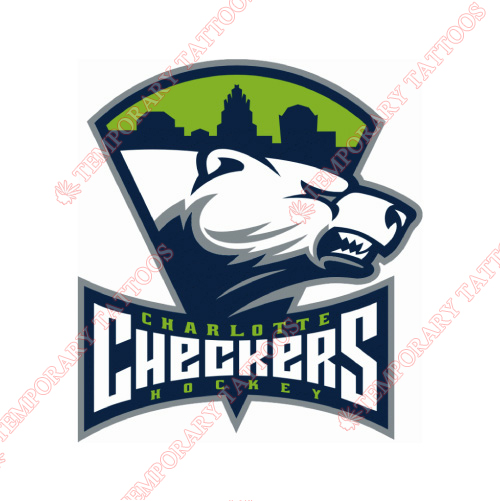 Charlotte Checkers Customize Temporary Tattoos Stickers NO.8988